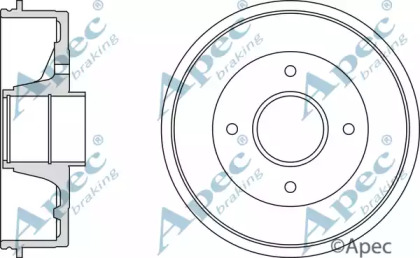 Тормозный барабан APEC braking DRM9148