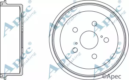 Тормозный барабан APEC braking DRM9150