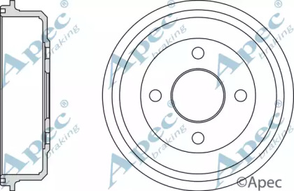 Тормозный барабан APEC braking DRM9156