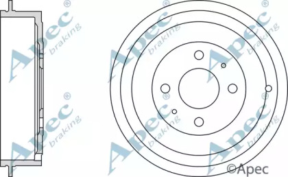 Тормозный барабан APEC braking DRM9157