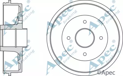 Тормозный барабан APEC braking DRM9160