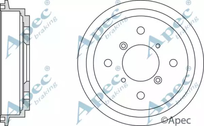 Тормозный барабан APEC braking DRM9162