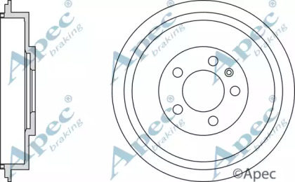 Тормозный барабан APEC braking DRM9169