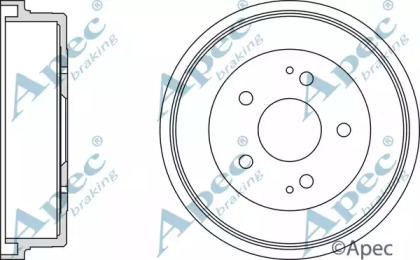 Тормозный барабан APEC braking DRM9172