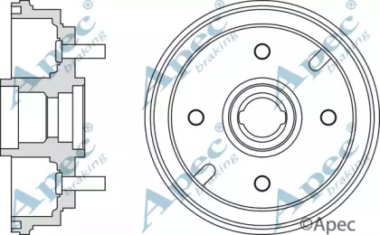 Тормозный барабан APEC braking DRM9173