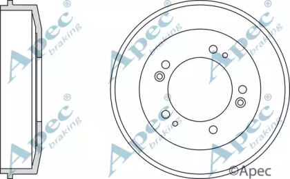 Тормозный барабан APEC braking DRM9179