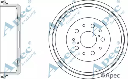 Тормозный барабан APEC braking DRM9181