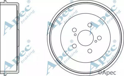 Тормозный барабан APEC braking DRM9193