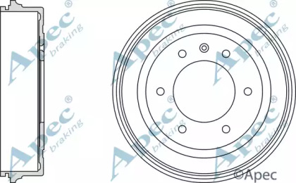 Тормозный барабан APEC braking DRM9197