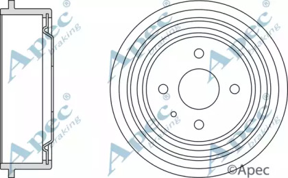 Тормозный барабан APEC braking DRM9501