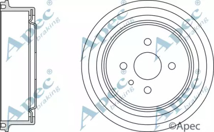 Тормозный барабан APEC braking DRM9502