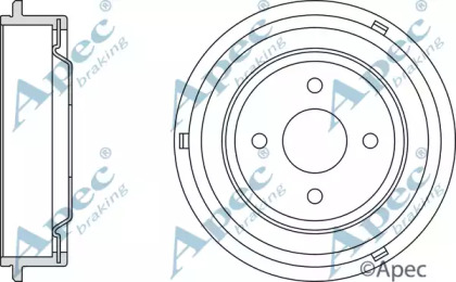 Тормозный барабан APEC braking DRM9503