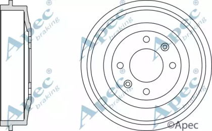 Тормозный барабан APEC braking DRM9504