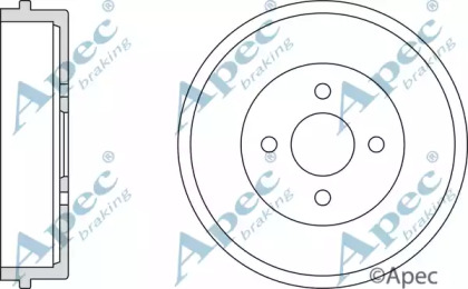 Тормозной барабан APEC braking DRM9506