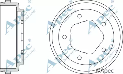 Тормозной барабан APEC braking DRM9510