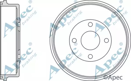 Тормозный барабан APEC braking DRM9515