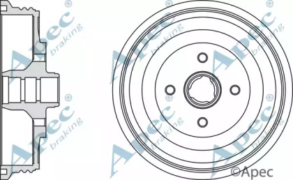 Тормозный барабан APEC braking DRM9517