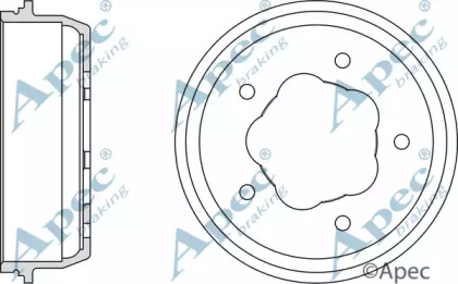 Тормозный барабан APEC braking DRM9520