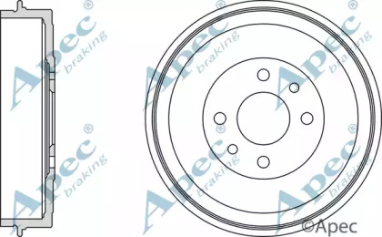 Тормозный барабан APEC braking DRM9522