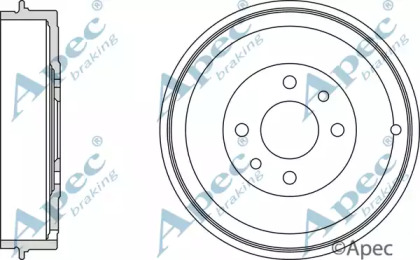 Тормозный барабан APEC braking DRM9523