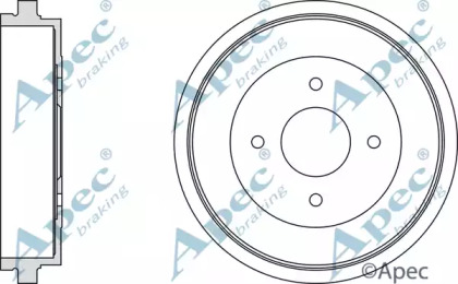 Тормозный барабан APEC braking DRM9527