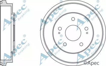 Тормозный барабан APEC braking DRM9529