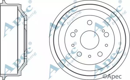 Тормозной барабан APEC braking DRM9709