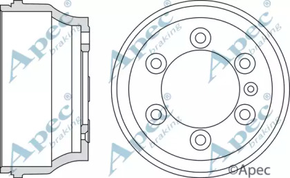 Тормозный барабан APEC braking DRM9901