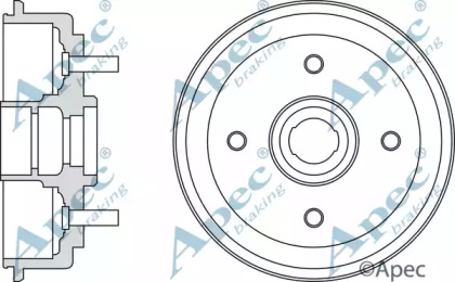 Тормозный барабан APEC braking DRM9912