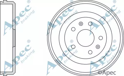 Тормозный барабан APEC braking DRM9914