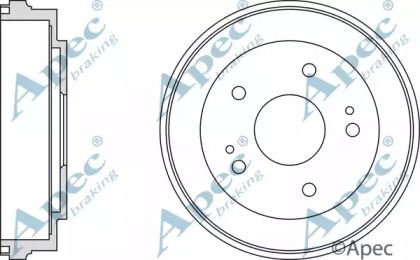 Тормозный барабан APEC braking DRM9918