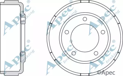 Тормозный барабан APEC braking DRM9919