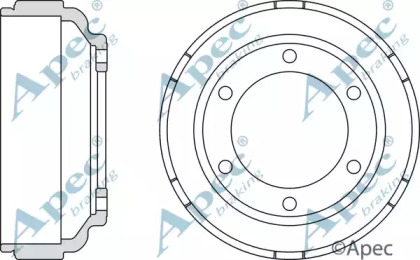 Тормозный барабан APEC braking DRM9920