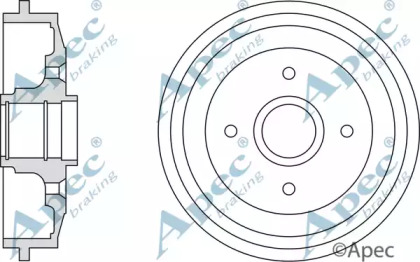 Тормозный барабан APEC braking DRM9922