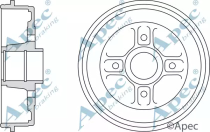 Тормозный барабан APEC braking DRM9923