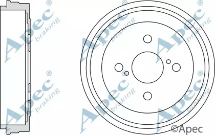 Тормозный барабан APEC braking DRM9925