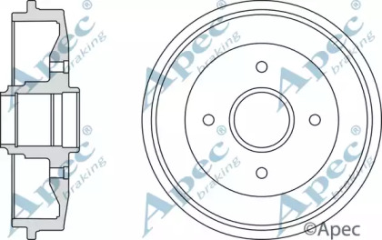 Тормозный барабан APEC braking DRM9928