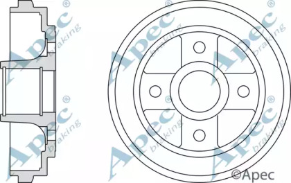 Тормозный барабан APEC braking DRM9934