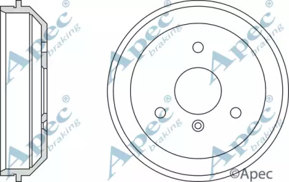 Тормозной барабан APEC braking DRM9935