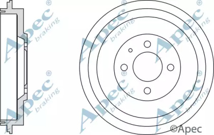 Тормозный барабан APEC braking DRM9940