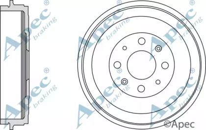 Тормозный барабан APEC braking DRM9941