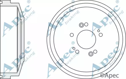 Тормозной барабан APEC braking DRM9942