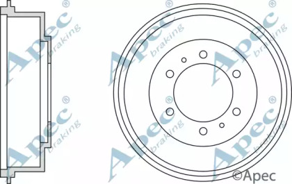 Тормозный барабан APEC braking DRM9951