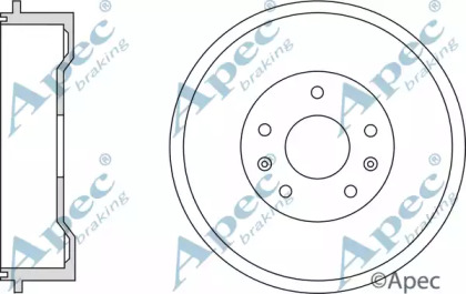 Тормозный барабан APEC braking DRM9955