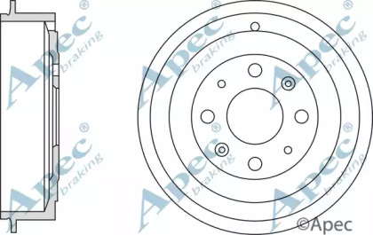 Тормозный барабан APEC braking DRM9956