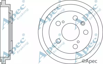 Тормозный барабан APEC braking DRM9963