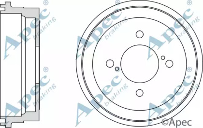 Тормозный барабан APEC braking DRM9965