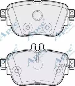 Комплект тормозных колодок APEC braking PAD2174