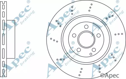 Тормозной диск APEC braking DSK3213