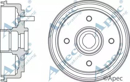 Тормозный барабан APEC braking DRM9982